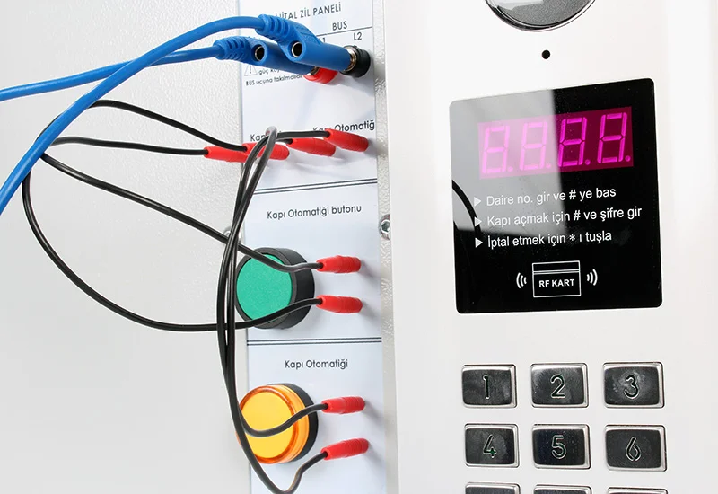 Görüntülü diyafon eğitim seti