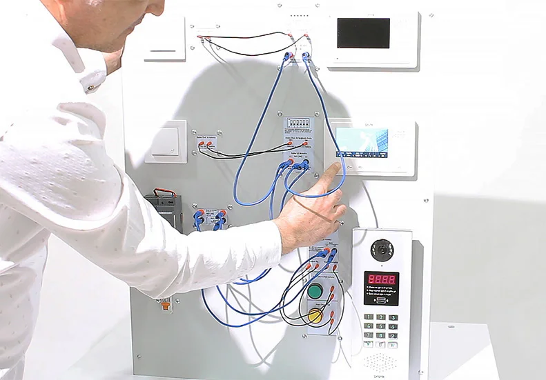 Görüntülü diyafon eğitim seti