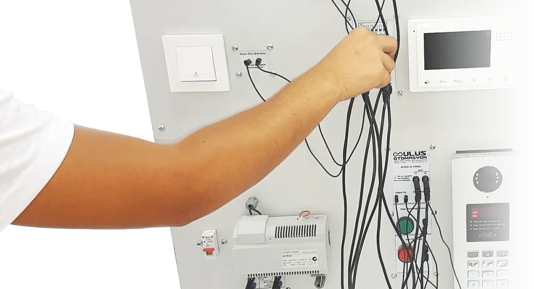 Görüntülü diyafon eğitim seti