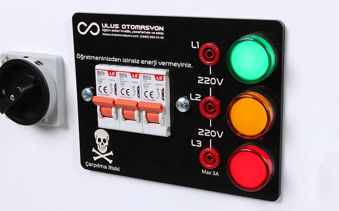 Asenkron Motorlu Konveyör Bant Eğitim Seti