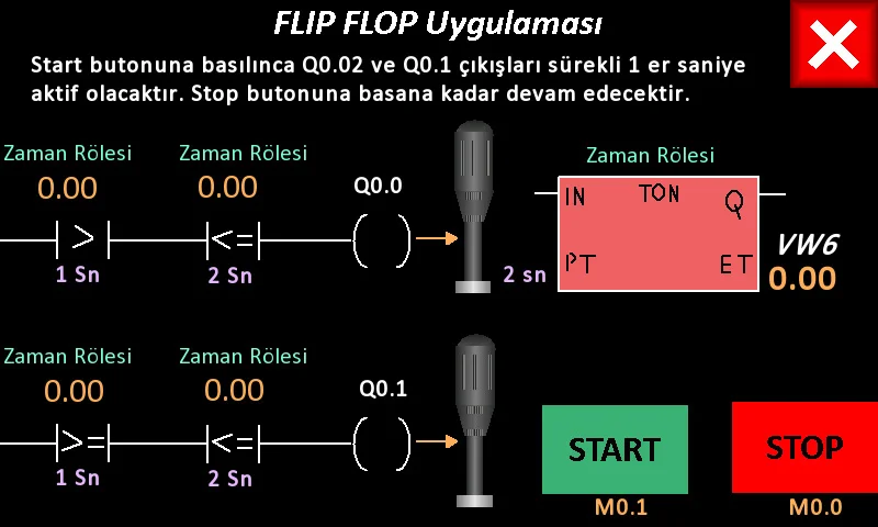 HMI Ekran Görüntüsü