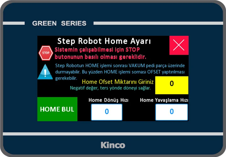 HMI Kontrol Ünitesi